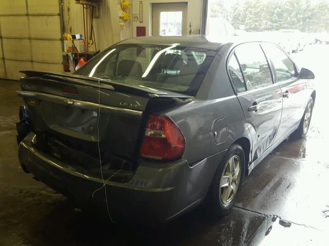 1G1ZT54825F250610 - 2005 CHEVROLET MALIBU LS 灰色 照片 4