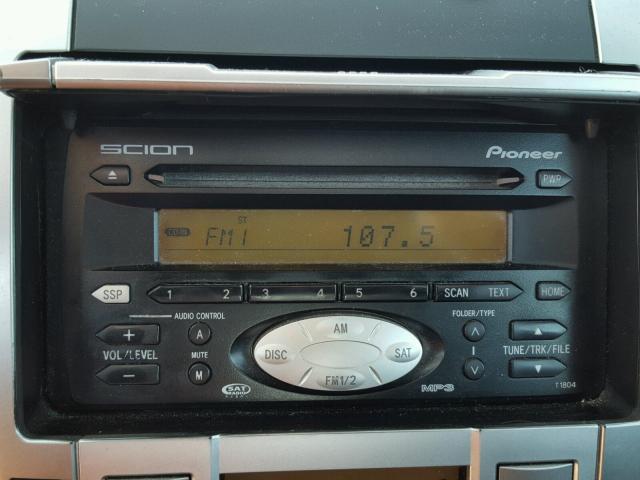 JTKDE167550034433 - 2005 TOYOTA SCION TC 黑色 照片 9