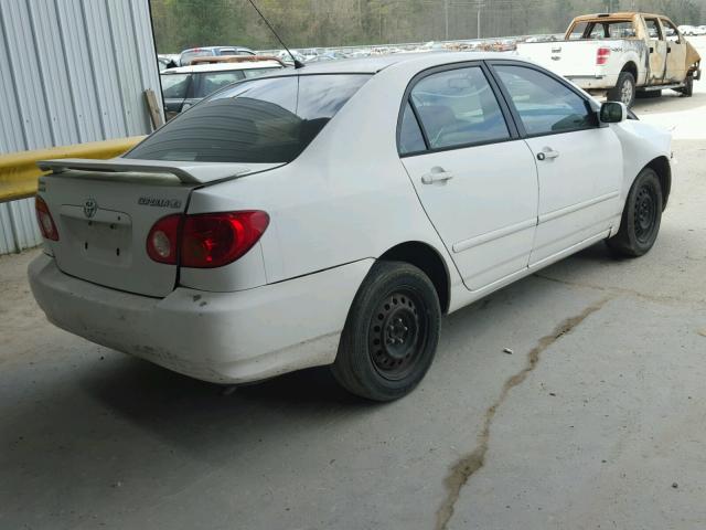 1NXBR32E43Z111510 - 2003 TOYOTA COROLLA CE WHITE photo 4