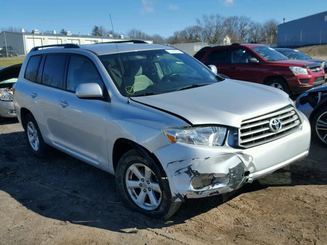 5TDBK3EH6AS013515 - 2010 TOYOTA HIGHLANDER SILVER photo 1