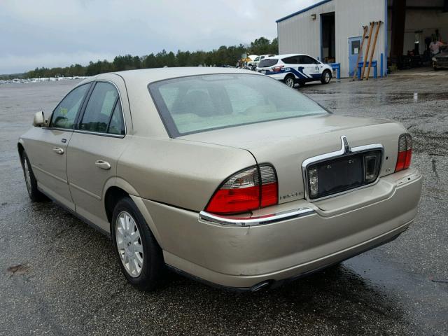 1LNHM86S14Y602908 - 2004 LINCOLN LS 金色 照片 3