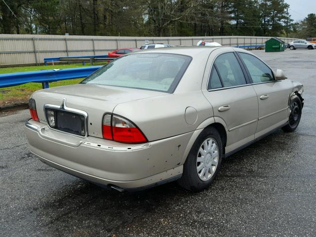 1LNHM86S14Y602908 - 2004 LINCOLN LS 金色 照片 4