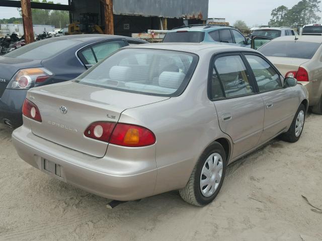 1NXBR12E12Z592335 - 2002 TOYOTA COROLLA CE SILVER photo 4