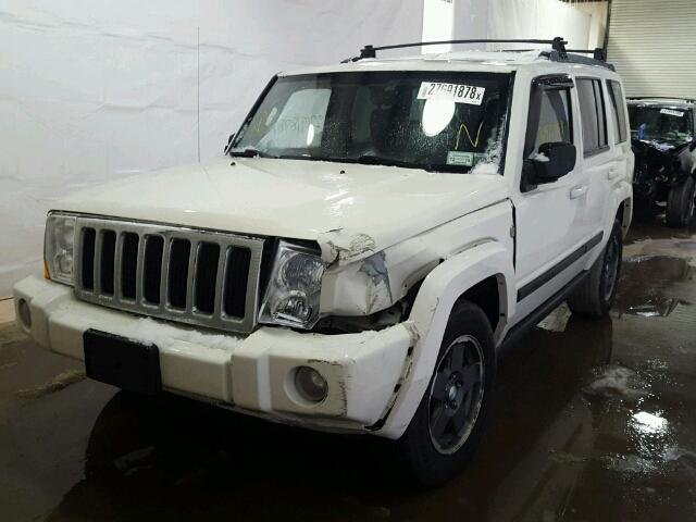 1J8HG48N48C220296 - 2008 JEEP COMMANDER WHITE photo 2