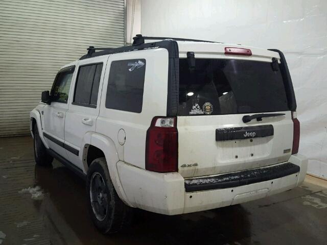 1J8HG48N48C220296 - 2008 JEEP COMMANDER WHITE photo 3