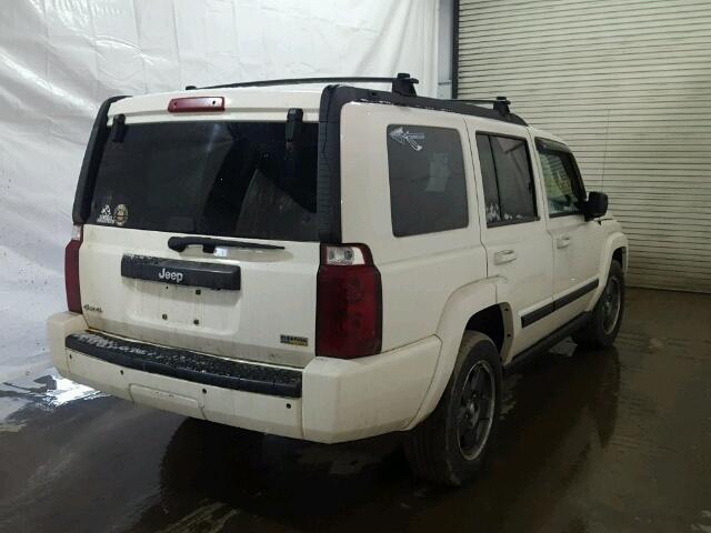 1J8HG48N48C220296 - 2008 JEEP COMMANDER WHITE photo 4