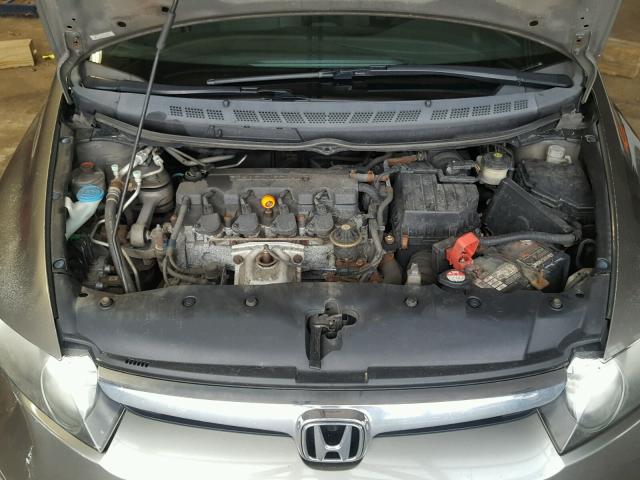 2HGFA155X6H522044 - 2006 HONDA CIVIC LX TAN photo 7