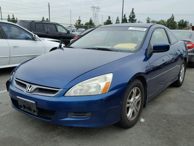 1HGCM72626A023330 - 2006 HONDA ACCORD EX BLUE photo 2