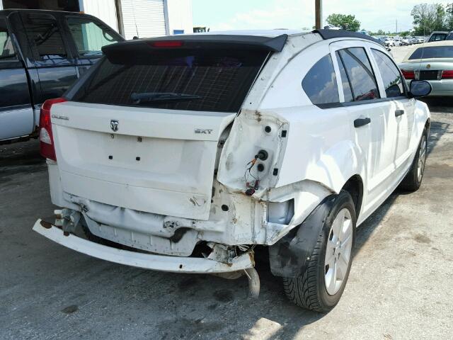 1B3HB48B77D530058 - 2007 DODGE CALIBER SX WHITE photo 4