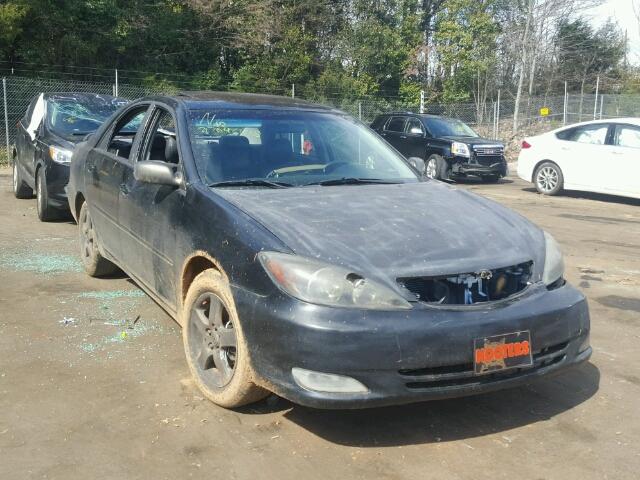 4T1BE32K13U122708 - 2003 TOYOTA CAMRY LE BLACK photo 1