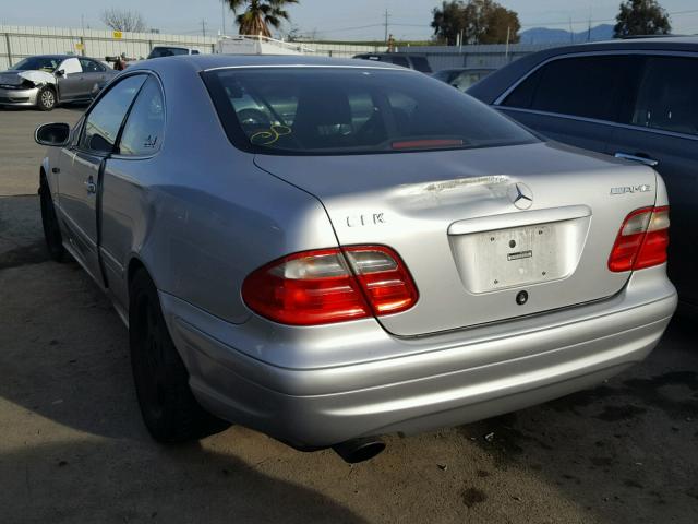 WDBLJ70G8XF053115 - 1999 MERCEDES-BENZ CLK 430 SILVER photo 3