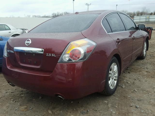 1N4AL2AP8BN424721 - 2011 NISSAN ALTIMA BAS BURGUNDY photo 4