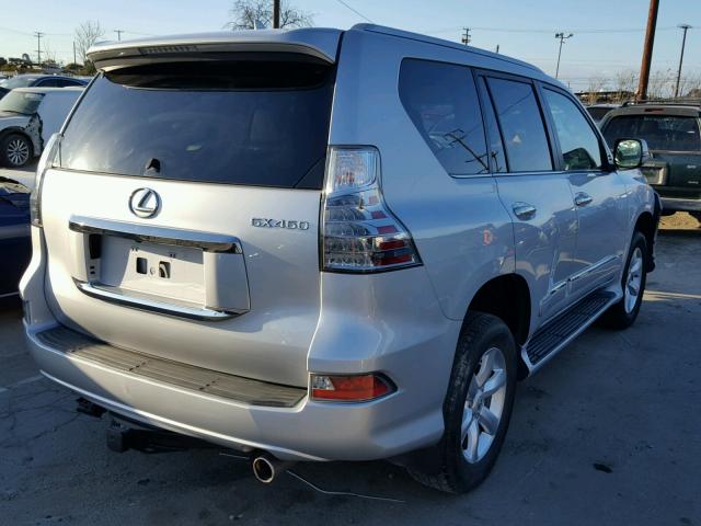 JTJBM7FX1E5083083 - 2014 LEXUS GX BASE SILVER photo 4