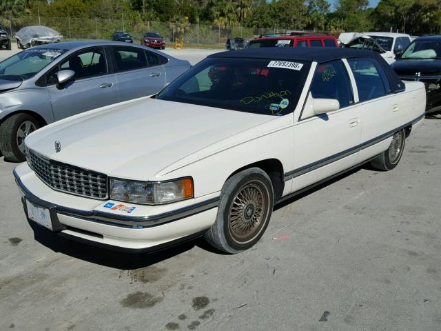 1G6KD52B3RU276951 - 1994 CADILLAC DEVILLE WHITE photo 2