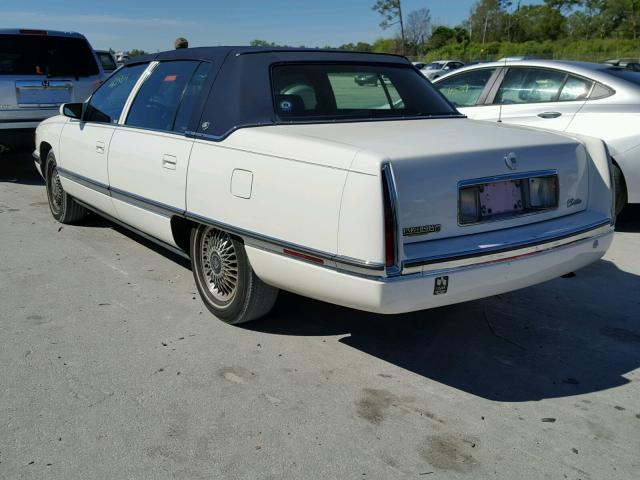 1G6KD52B3RU276951 - 1994 CADILLAC DEVILLE WHITE photo 3