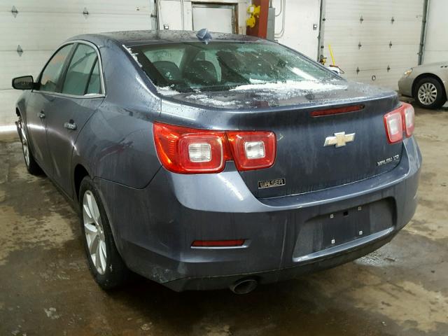 1G11H5SL1EF116368 - 2014 CHEVROLET MALIBU LTZ 蓝色 照片 3