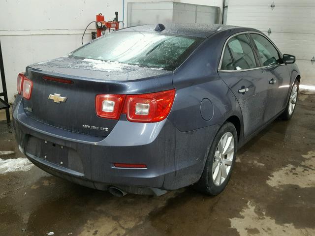 1G11H5SL1EF116368 - 2014 CHEVROLET MALIBU LTZ 蓝色 照片 4