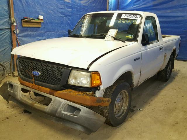 1FTYR10D53PB57357 - 2003 FORD RANGER WHITE photo 2