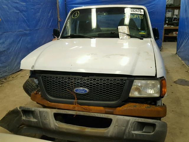 1FTYR10D53PB57357 - 2003 FORD RANGER WHITE photo 9