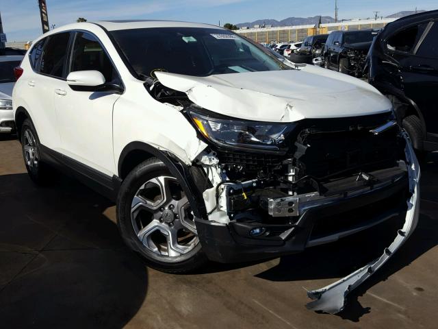 2HKRW1H85JH503291 - 2018 HONDA CR-V EXL WHITE photo 1