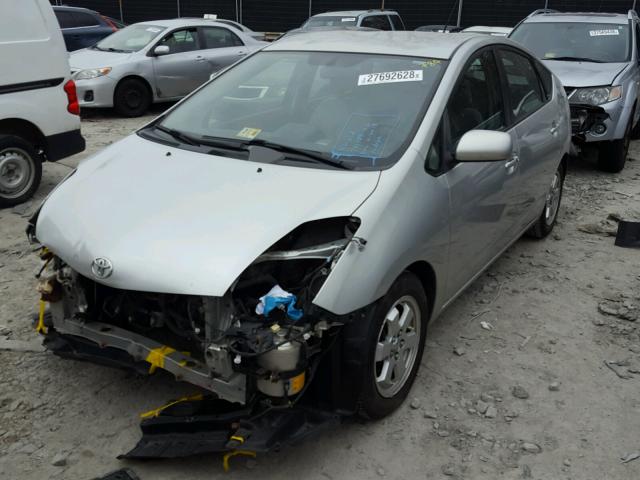 JTDKB20U253045237 - 2005 TOYOTA PRIUS SILVER photo 2