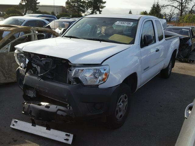 5TFTX4CN7FX050739 - 2015 TOYOTA TACOMA ACC WHITE photo 2