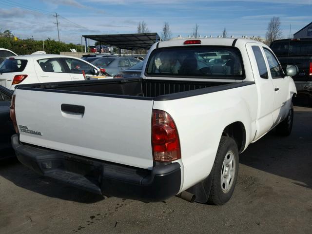 5TFTX4CN7FX050739 - 2015 TOYOTA TACOMA ACC WHITE photo 4