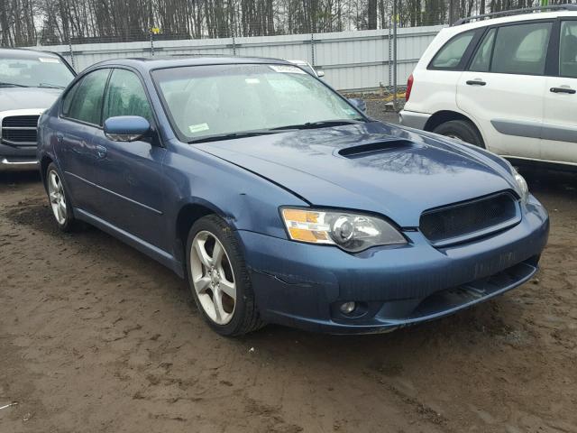 4S3BL676456218475 - 2005 SUBARU LEGACY GT BLUE photo 1