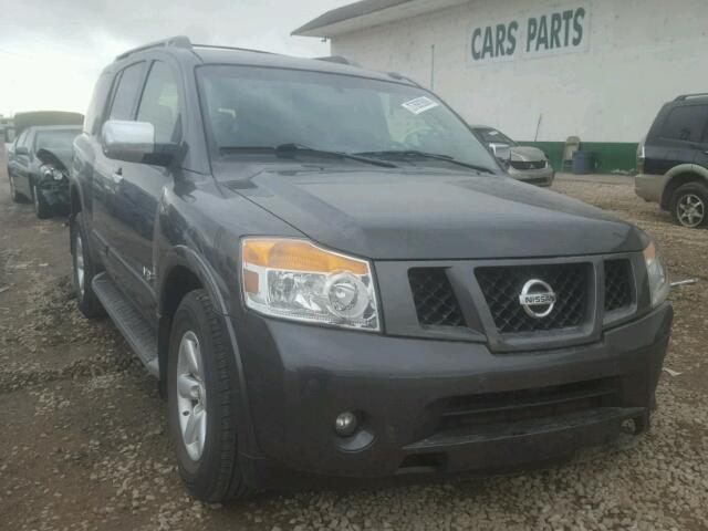 5N1AA08C78N625974 - 2008 NISSAN ARMADA SE CHARCOAL photo 1