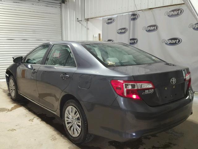 4T1BF1FK6CU170054 - 2012 TOYOTA CAMRY BASE GRAY photo 3