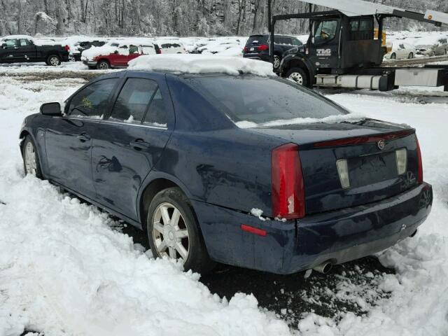 1G6DW677760199503 - 2006 CADILLAC STS BLUE photo 3