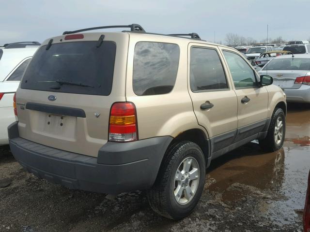 1FMYU03197KA83031 - 2007 FORD ESCAPE XLT TEAL photo 4