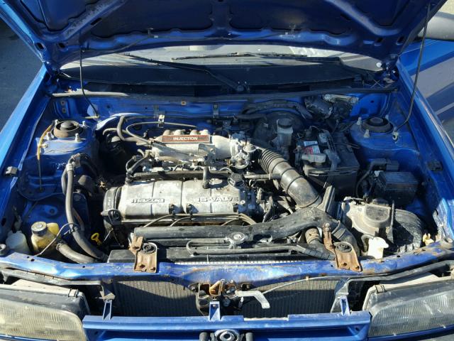 JM1BG2344P0645940 - 1993 MAZDA 323 BLUE photo 7