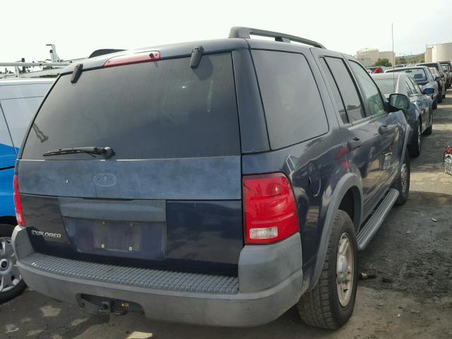 1FMZU62K03UA44344 - 2003 FORD EXPLORER X BLUE photo 4