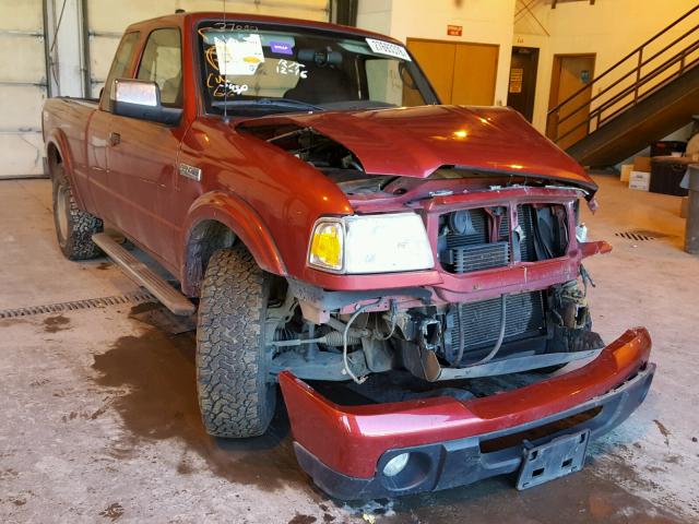 1FTZR45E88PA55291 - 2008 FORD RANGER SUP RED photo 1