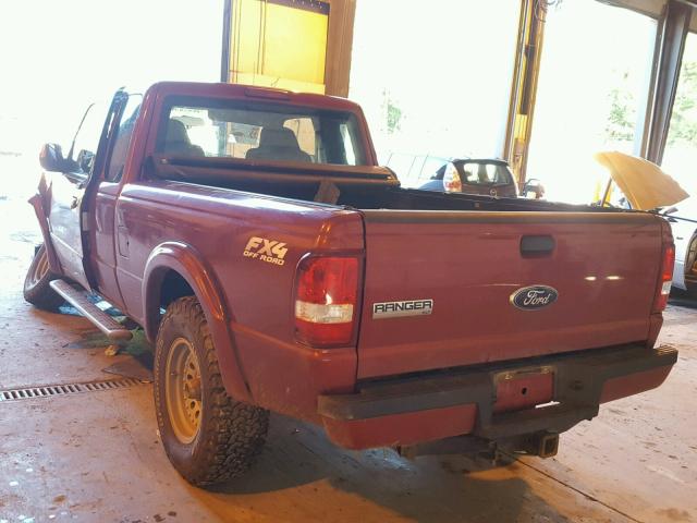 1FTZR45E88PA55291 - 2008 FORD RANGER SUP RED photo 3