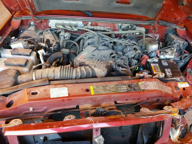 1FTZR45E88PA55291 - 2008 FORD RANGER SUP RED photo 7