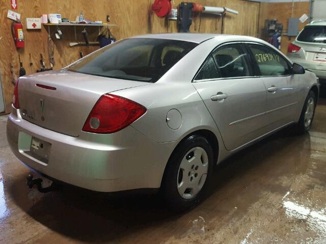 1G2ZF55B464264664 - 2006 PONTIAC G6 SE SILVER photo 4