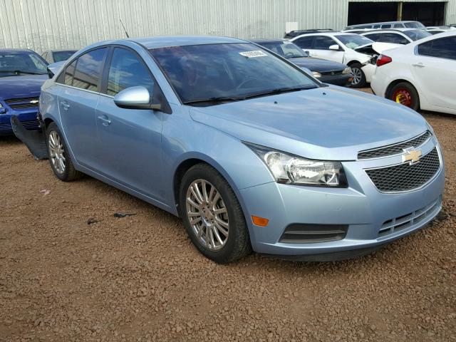 1G1PJ5S94B7302642 - 2011 CHEVROLET CRUZE ECO BLUE photo 1