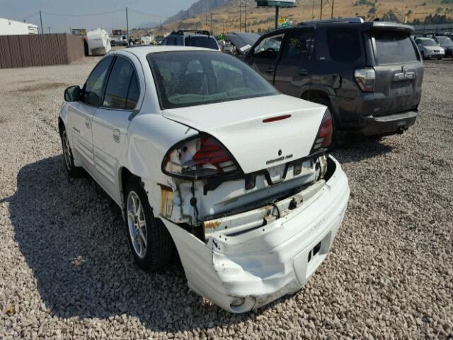 1G2NE52E0XC515199 - 1999 PONTIAC GRAND AM S WHITE photo 3