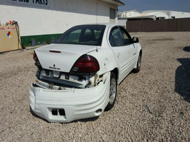 1G2NE52E0XC515199 - 1999 PONTIAC GRAND AM S WHITE photo 4