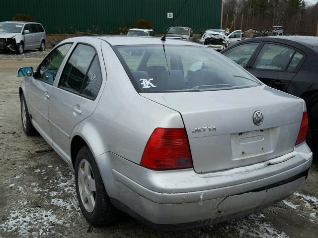 3VWSC29M2YM172943 - 2000 VOLKSWAGEN JETTA GLS SILVER photo 3