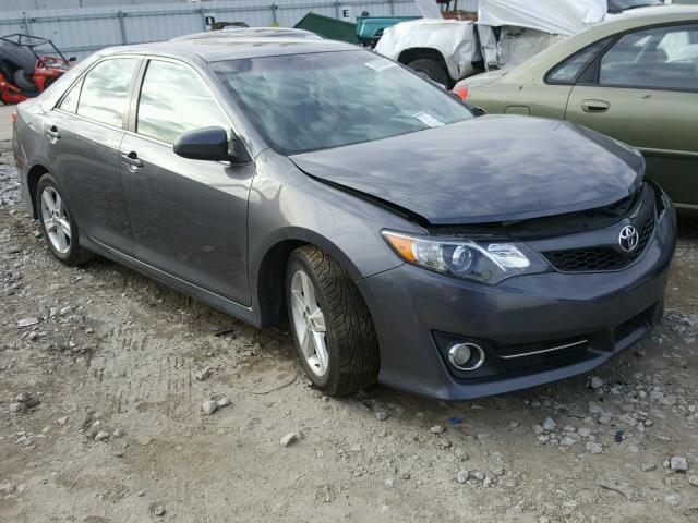 4T1BF1FK3EU433846 - 2014 TOYOTA CAMRY L GRAY photo 1