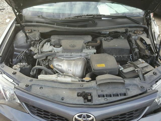 4T1BF1FK3EU433846 - 2014 TOYOTA CAMRY L GRAY photo 7