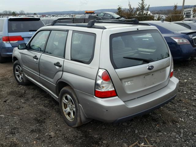 JF1SG63647H700564 - 2007 SUBARU FORESTER 2 SILVER photo 3