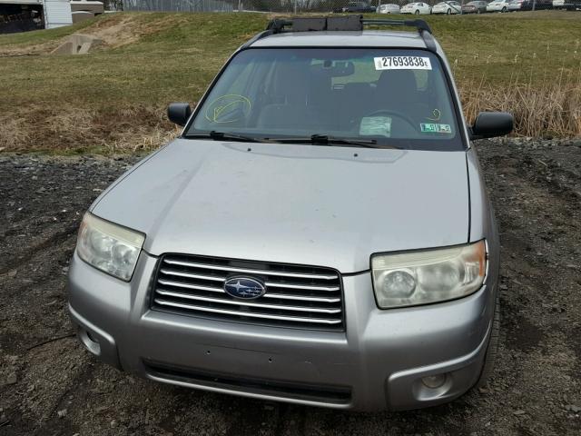 JF1SG63647H700564 - 2007 SUBARU FORESTER 2 SILVER photo 9