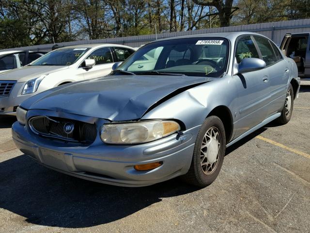 1G4HP52KX3U167887 - 2003 BUICK LESABRE CU TEAL photo 2