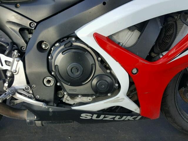 JS1GN7DA272114344 - 2007 SUZUKI GSX-R600 RED photo 7