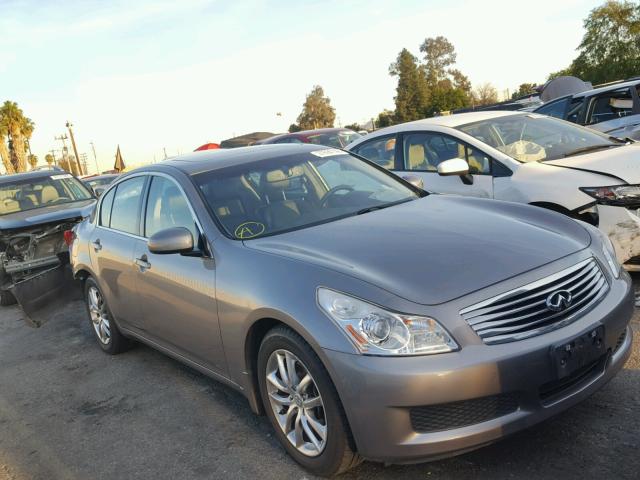 JNKBV61E28M221805 - 2008 INFINITI G35 GRAY photo 1