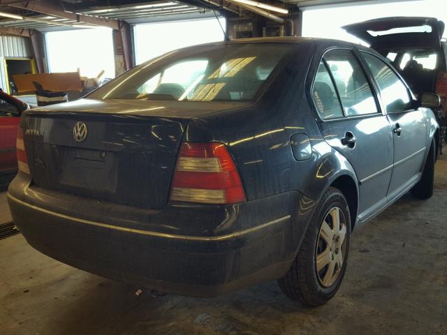 3VWRK69MX4M006625 - 2004 VOLKSWAGEN JETTA GL BLUE photo 4